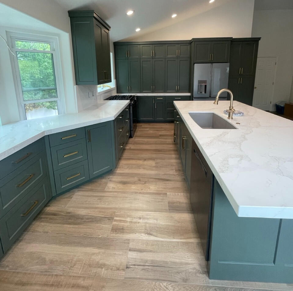 Kitchen in Green Kitchen in Green